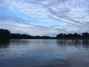 sunrise on canals of Tortuguero